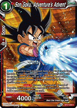 Son Goku, Adventure's Advent (BT17-008) [Ultimate Squad] | Amazing Games TCG