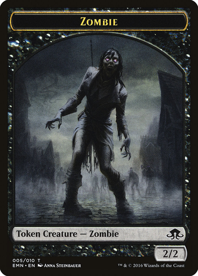 Zombie (005/010) [Eldritch Moon Tokens] | Amazing Games TCG