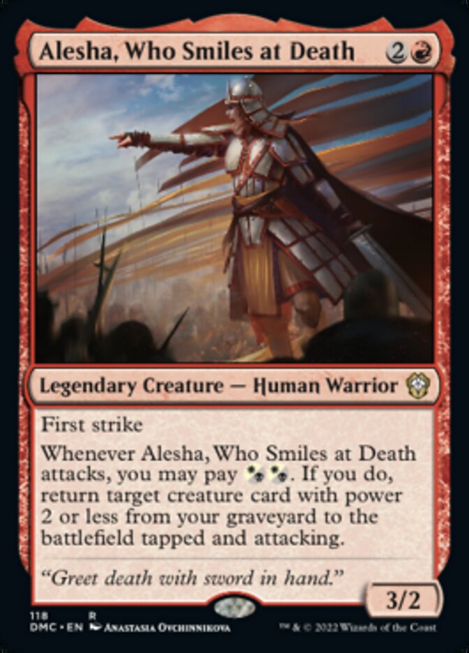 Alesha, Who Smiles at Death [Dominaria United Commander] | Amazing Games TCG