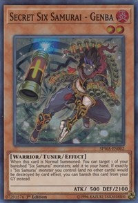 Secret Six Samurai - Genba [Spirit Warriors] [SPWA-EN002] | Amazing Games TCG