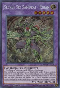 Secret Six Samurai - Rihan [Spirit Warriors] [SPWA-EN006] | Amazing Games TCG