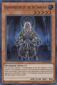 Grandmaster of the Six Samurai [Spirit Warriors] [SPWA-EN009] | Amazing Games TCG