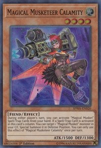 Magical Musketeer Calamity [Spirit Warriors] [SPWA-EN020] | Amazing Games TCG