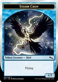 Storm Crow Token [Unstable Tokens] | Amazing Games TCG