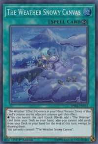 The Weather Snowy Canvas [Spirit Warriors] [SPWA-EN036] | Amazing Games TCG