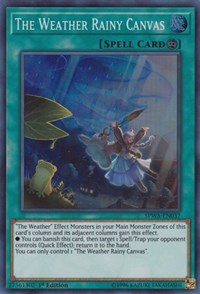 The Weather Rainy Canvas [Spirit Warriors] [SPWA-EN037] | Amazing Games TCG