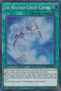 The Weather Cloudy Canvas [Spirit Warriors] [SPWA-EN038] | Amazing Games TCG