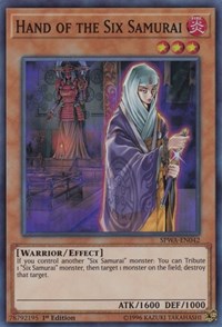 Hand of the Six Samurai [Spirit Warriors] [SPWA-EN042] | Amazing Games TCG