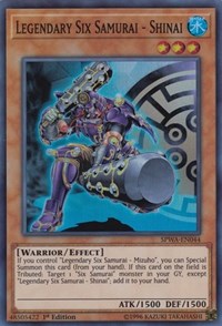 Legendary Six Samurai - Shinai [Spirit Warriors] [SPWA-EN044] | Amazing Games TCG