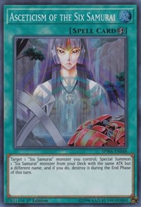 Asceticism of the Six Samurai [Spirit Warriors] [SPWA-EN048] | Amazing Games TCG