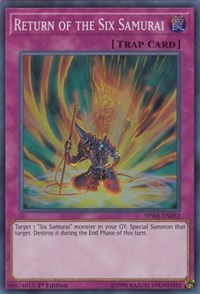 Return of the Six Samurai [Spirit Warriors] [SPWA-EN052] | Amazing Games TCG