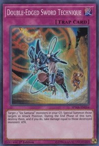 Double-Edged Sword Technique [Spirit Warriors] [SPWA-EN054] | Amazing Games TCG