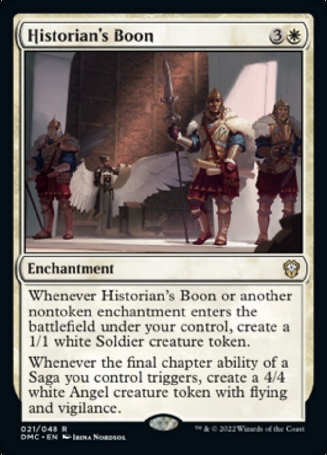 Historian's Boon [Dominaria United Commander] | Amazing Games TCG