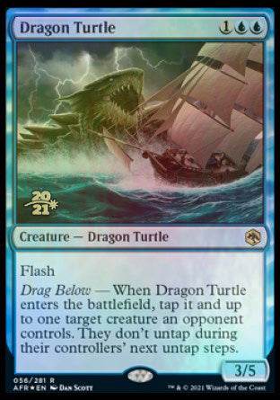 Dragon Turtle [Dungeons & Dragons: Adventures in the Forgotten Realms Prerelease Promos] | Amazing Games TCG