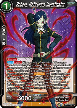 Robelu, Meticulous Investigator (BT14-130) [Cross Spirits] | Amazing Games TCG