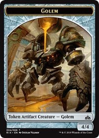 Golem Token (004) [Rivals of Ixalan Tokens] | Amazing Games TCG