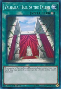 Valhalla, Hall of the Fallen [Structure Deck: Wave of Light] [SR05-EN029] | Amazing Games TCG