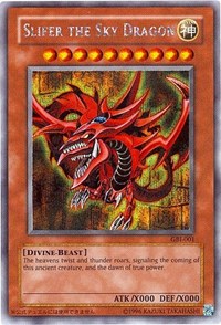 Slifer the Sky Dragon (Secret Rare) [American God Cards] [GBI-001] | Amazing Games TCG