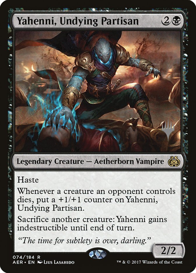 Yahenni, Undying Partisan (Promo Pack) [Aether Revolt Promos] | Amazing Games TCG