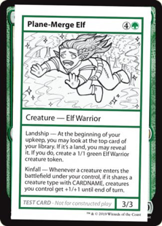 Plane-Merge Elf (2021 Edition) [Mystery Booster Playtest Cards] | Amazing Games TCG