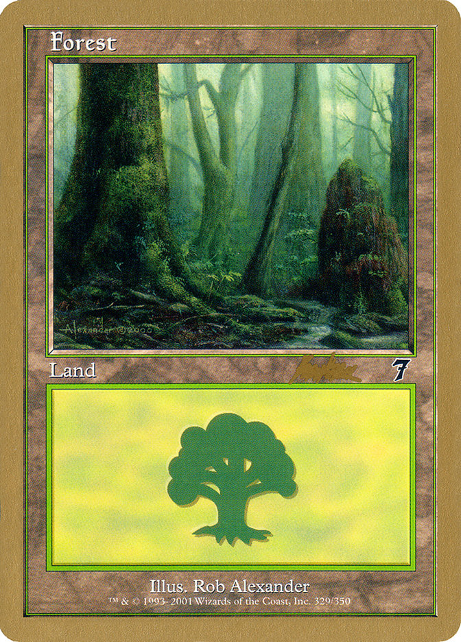 Forest (329) (Brian Kibler) [World Championship Decks 2002] | Amazing Games TCG