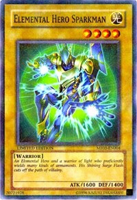 Elemental HERO Sparkman [Mattel Action Figure Promos: Series 3] [MF03-EN004] | Amazing Games TCG