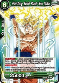 Finishing Spirit Bomb Son Goku [BT3-057] | Amazing Games TCG