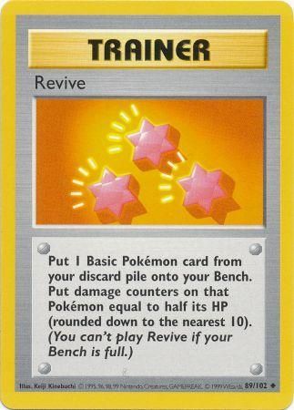 Revive (89/102) [Base Set Shadowless Unlimited] | Amazing Games TCG