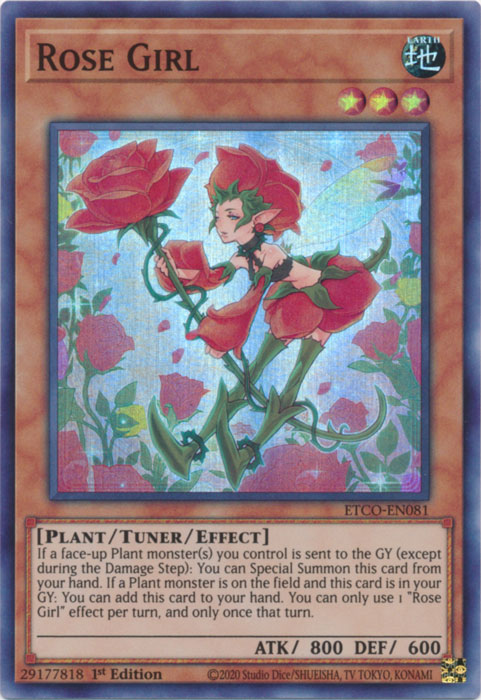 Rose Girl [ETCO-EN081] Super Rare | Amazing Games TCG