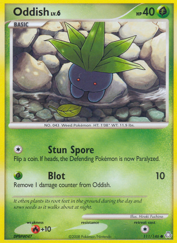 Oddish (111/146) [Diamond & Pearl: Legends Awakened] | Amazing Games TCG