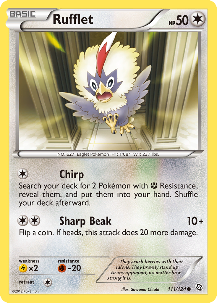 Rufflet (111/124) [Black & White: Dragons Exalted] | Amazing Games TCG