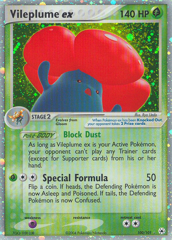 Vileplume ex (100/101) [EX: Hidden Legends] | Amazing Games TCG