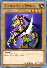 Alligator's Sword [World Championship 2010 Card Pack] [WCPP-EN007] | Amazing Games TCG