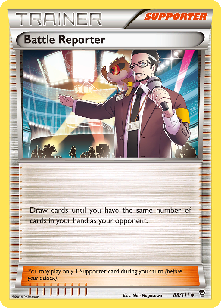 Battle Reporter (88/111) [XY: Furious Fists] | Amazing Games TCG