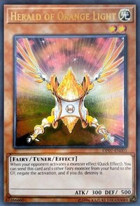 Herald of Orange Light [OTS Tournament Pack 7] [OP07-EN001] | Amazing Games TCG