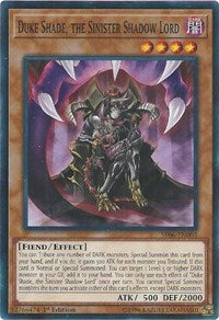 Duke Shade, the Sinister Shadow Lord [Structure Deck: Lair of Darkness] [SR06-EN003] | Amazing Games TCG