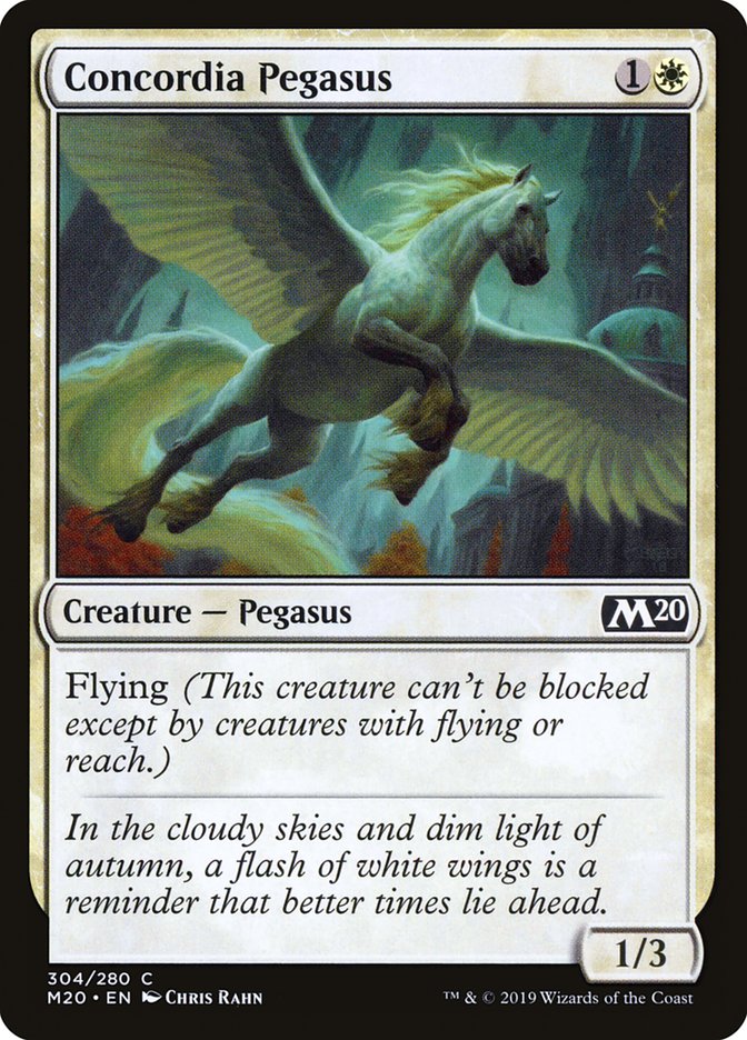 Concordia Pegasus [Core Set 2020] | Amazing Games TCG