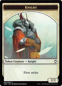 Knight Token [Commander Anthology Volume II Tokens] | Amazing Games TCG