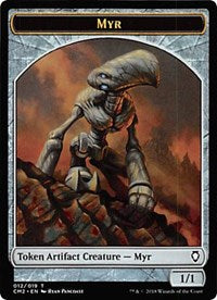 Myr Token [Commander Anthology Volume II Tokens] | Amazing Games TCG