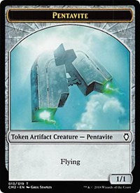 Pentavite Token [Commander Anthology Volume II Tokens] | Amazing Games TCG