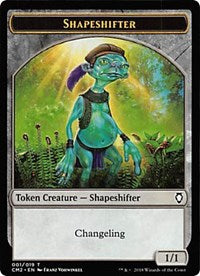 Shapeshifter Token [Commander Anthology Volume II Tokens] | Amazing Games TCG