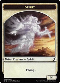 Spirit Token [Commander Anthology Volume II Tokens] | Amazing Games TCG