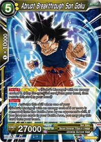 Abrupt Breakthrough Son Goku [BT4-076] | Amazing Games TCG