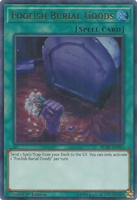 Foolish Burial Goods [Battles of Legend: Relentless Revenge] [BLRR-EN095] | Amazing Games TCG