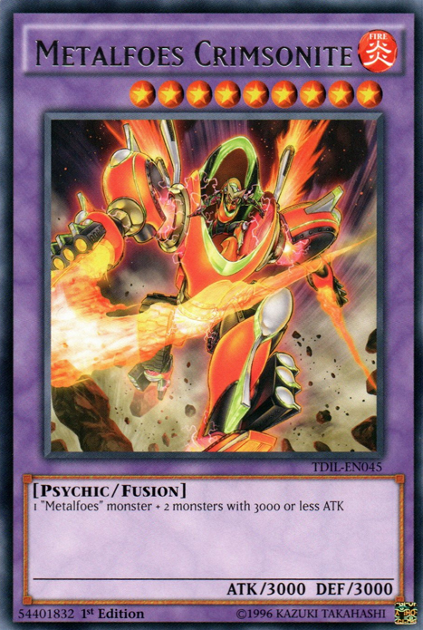 Metalfoes Crimsonite [TDIL-EN045] Rare | Amazing Games TCG