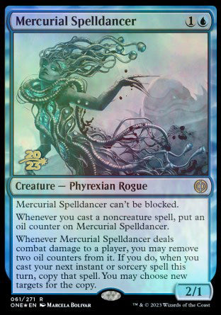 Mercurial Spelldancer [Phyrexia: All Will Be One Prerelease Promos] | Amazing Games TCG