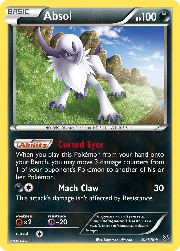 Absol (40/108) [XY: Roaring Skies] | Amazing Games TCG