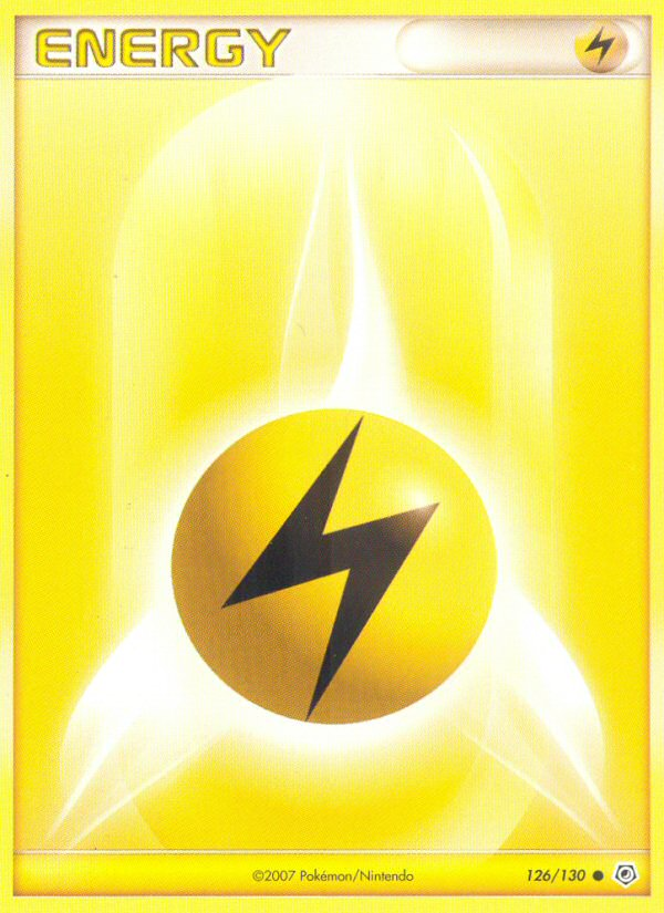 Lightning Energy (126/130) [Diamond & Pearl: Base Set] | Amazing Games TCG