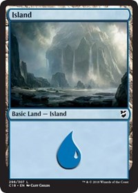 Island (296) [Commander 2018] | Amazing Games TCG