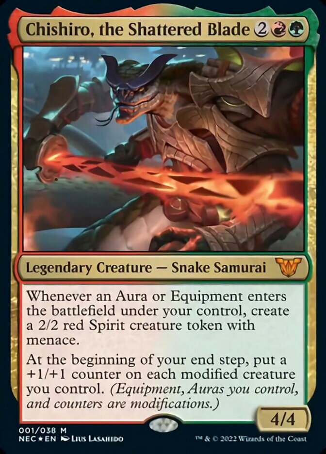 Chishiro, the Shattered Blade [Kamigawa: Neon Dynasty Commander] | Amazing Games TCG